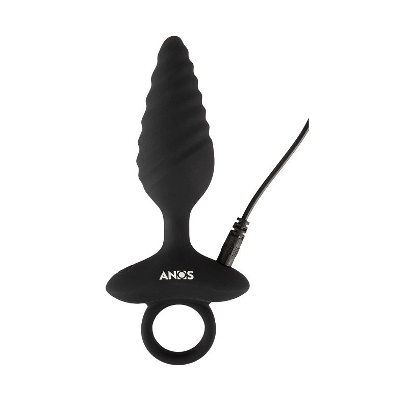 Flexible Butt Plug Twisted Vibrador Anos