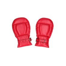 Guantes Dog Mits Solf Linning Adjusteble Red Ouch