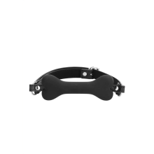 Mordaza Silicone Bone Gag Black Puppy Play Ouch