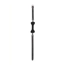 Mordaza Silicone Bone Gag Black Puppy Play Ouch