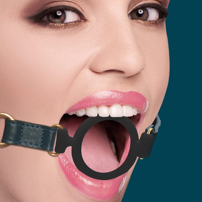 Mordaza Silicone Ring Gag Luxurious Verde Ouch