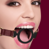 Mordaza Silicone Ring Gag Luxurious Burdeos Ouch