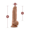 Dildo Realístico Au Naturel Bold Big Boy 10" Caramelo