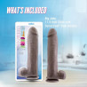 Dildo Realístico Au Naturel Big John 11.5" Marrón