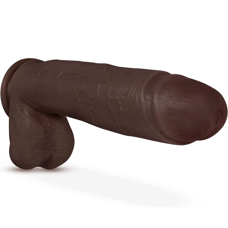 Dildo Realístico Au Naturel Huge 10" Marrón