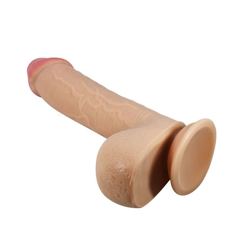 Dildo Sliding Skin Beis 9,2"
