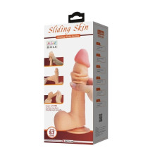 Dildo Sliding Skin Beis 9,2"