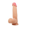 Dildo Sliding Skin Articulado Beis 8,5
