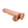 Dildo Sliding Skin Articulado Beis 8,5