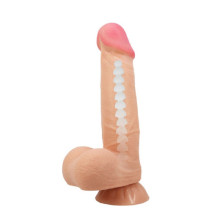 Dildo Sliding Skin Articulado Beis 8,5