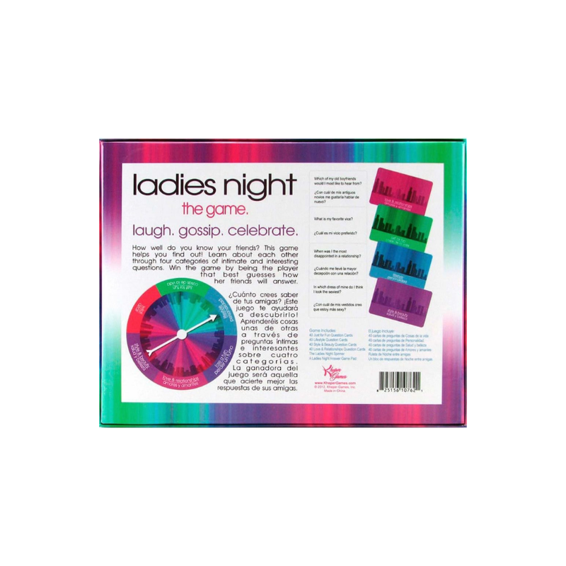 Juego Cartas + Ruleta Ladies Night