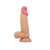 Dildo Sliding Skin Articulado Beis 7,6"