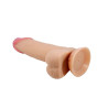 Dildo Sliding Skin Articulado Beis 7,6"