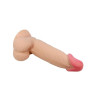 Dildo Sliding Skin Articulado Beis 7,6"