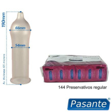 144 Preservativos Pasante Regular