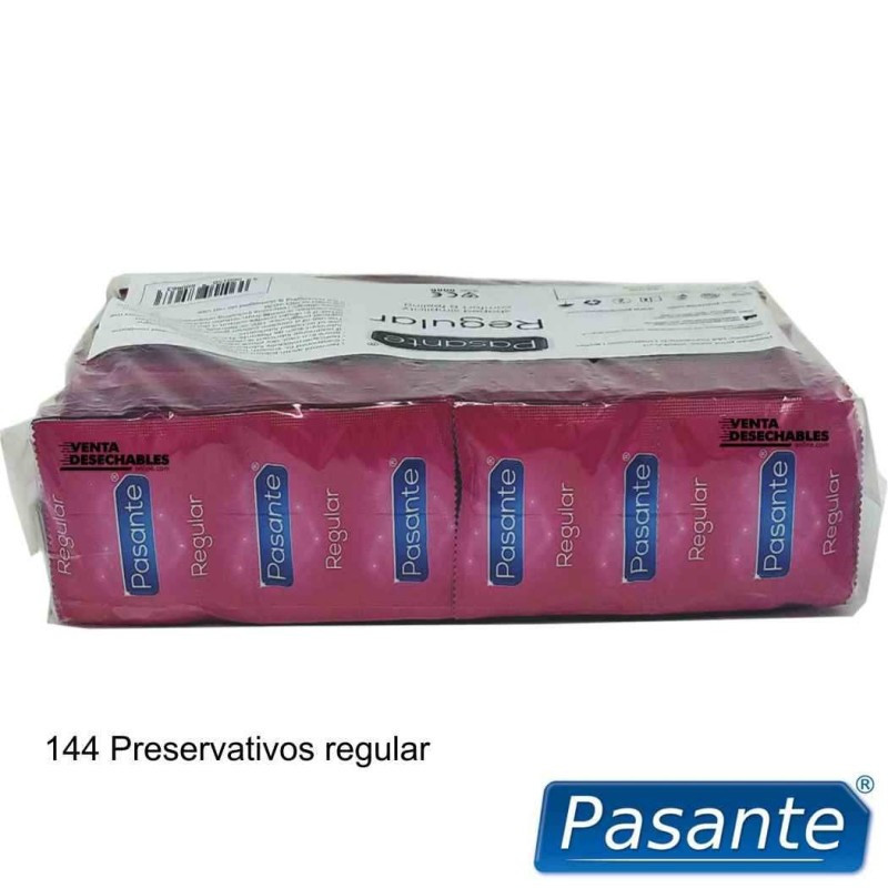 144 Preservativos Pasante Regular