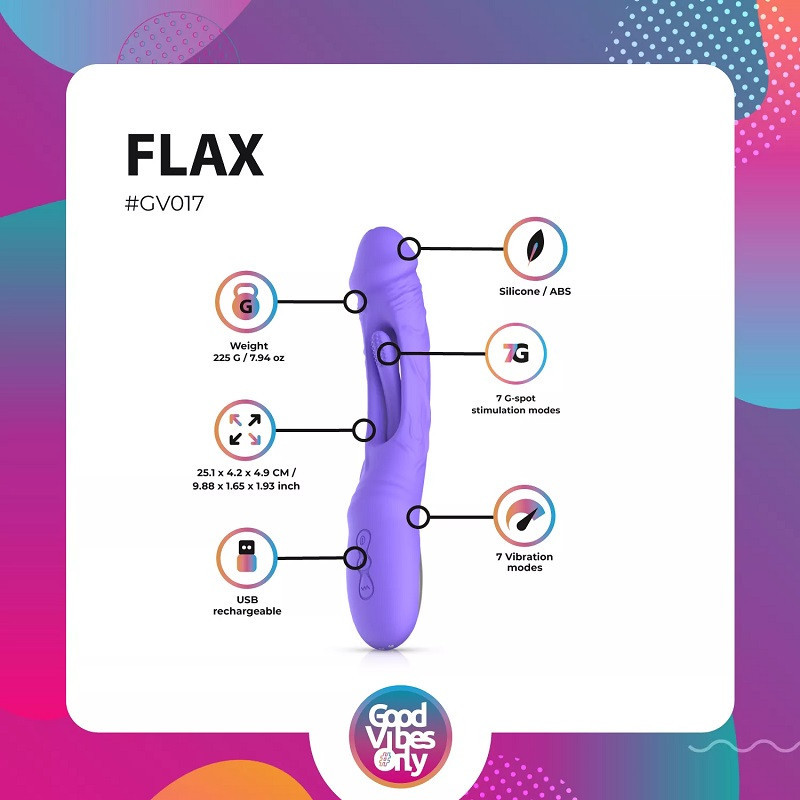 Vibrador Flapping Punto G Flax
