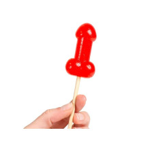 Piruleta Pene Caramelo Cereza Efecto Calor
