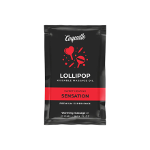 Sobre Aceite de Masaje Calor Piruleta Coquette 10 ml