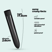 Vibrador De Pilas Classic Vibe Negro Crushious