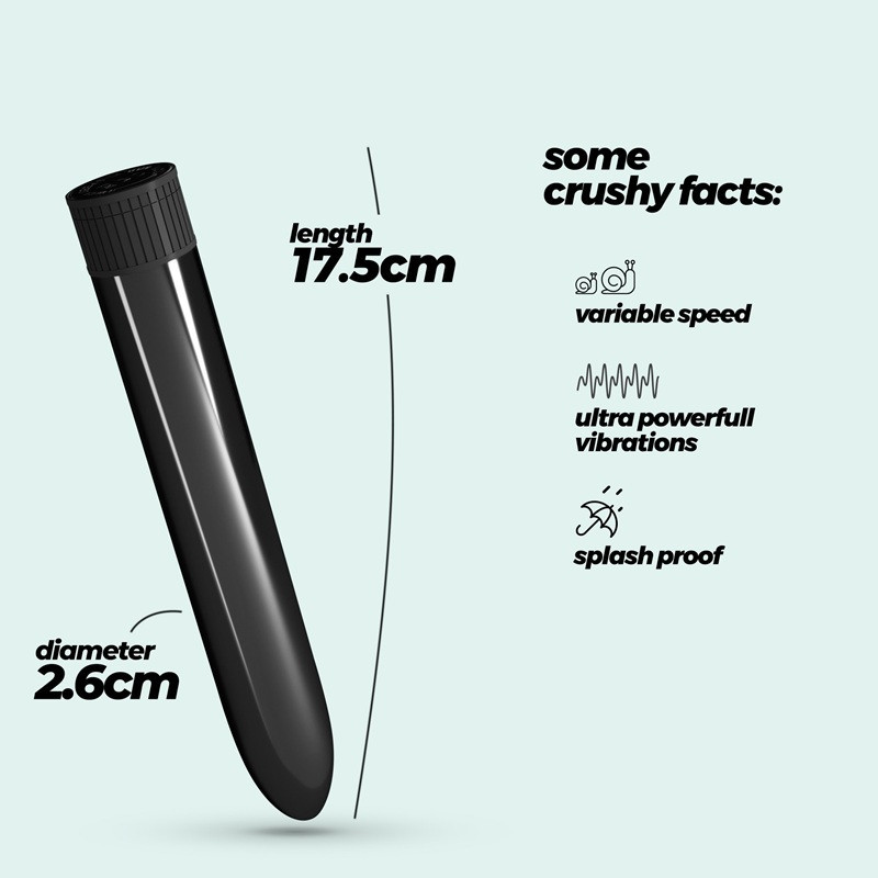 Vibrador De Pilas Classic Vibe Negro Crushious