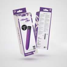 Vibrador De Pilas Classic Vibe Morado Crushious