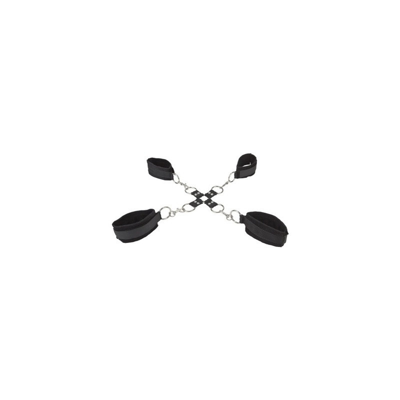 Set Cruz Anillas + 4 Esposas Velcro Ouch