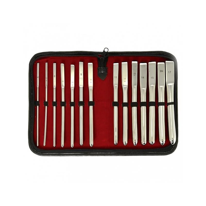 Estuche 14 Dilatadores Uretra Metal Singler Ended