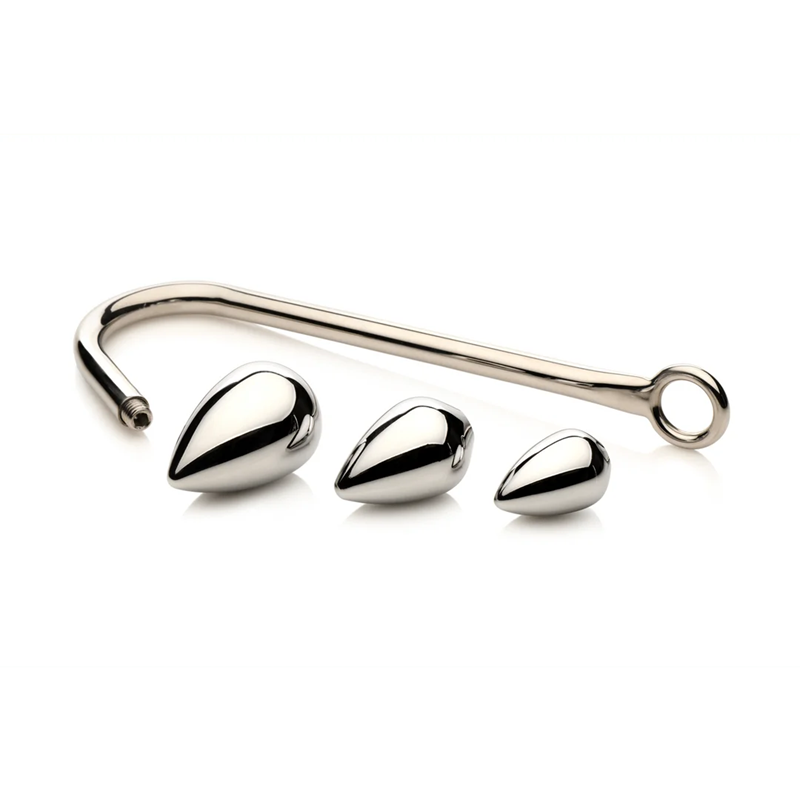 Kit Gancho + 3 Plugs Anal Hook Trainer Master Series