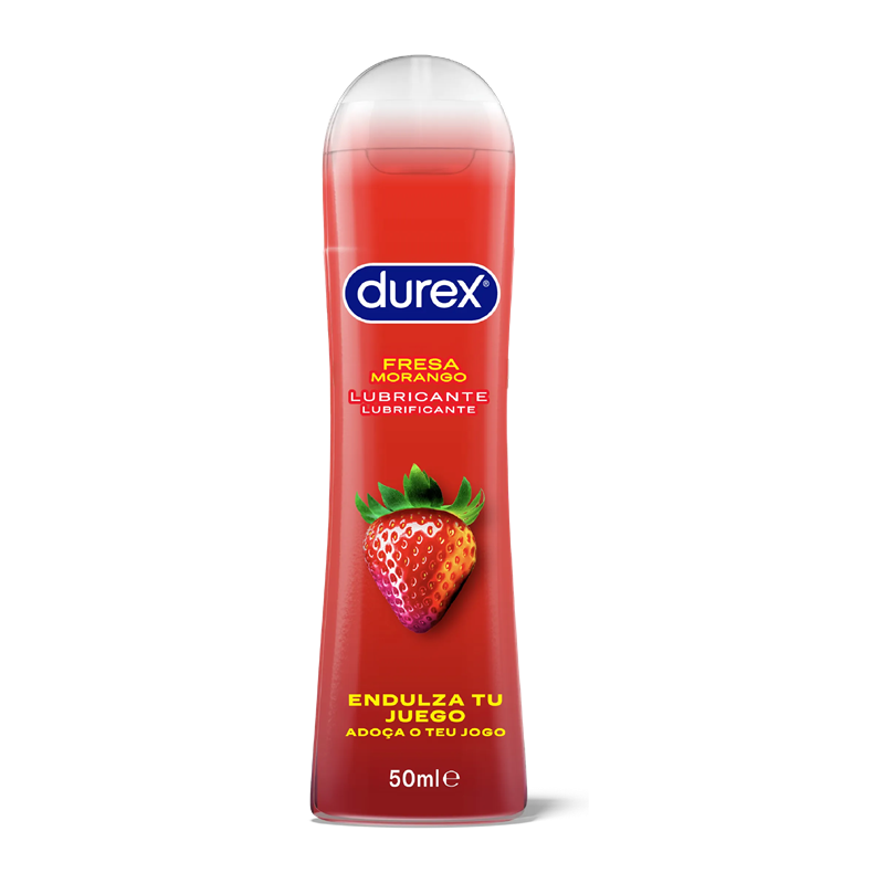 Lubricante A Base De Agua Durex Play Fresa 50 ml