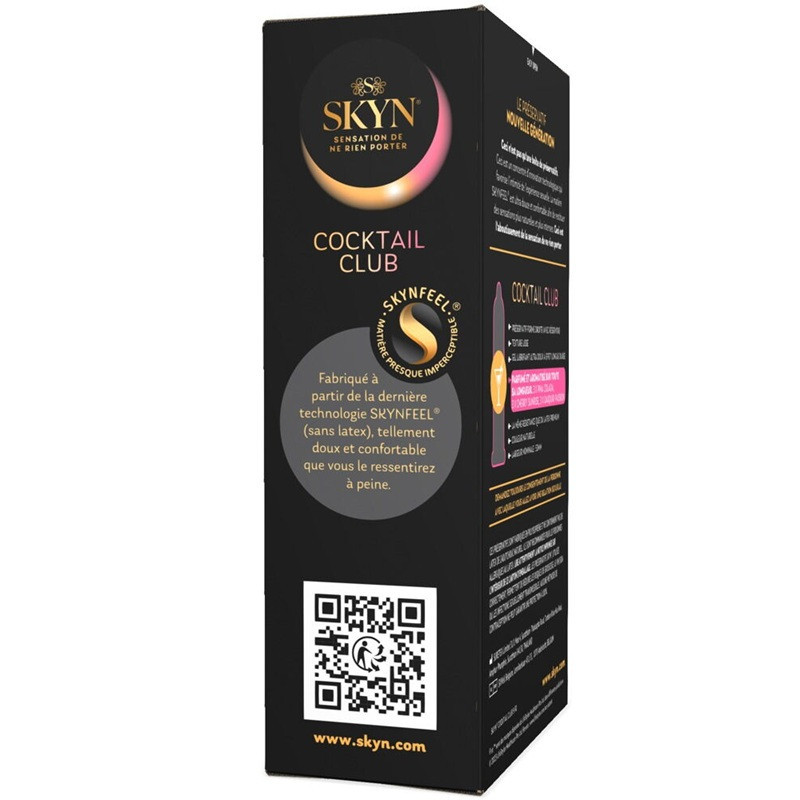 Caja 9 Preservativos Skin Cocktail Club