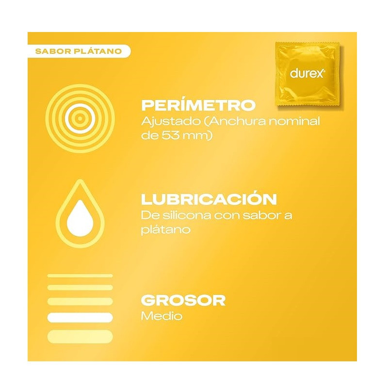 Caja 144 Preservativos Durex Saboréame