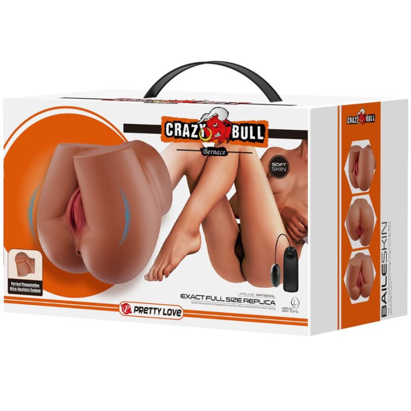 Masturbador con Vibración Bernace Crazy Bull