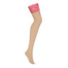 Medias Lisas Beis/Rojo Cupid Desir Obsessive