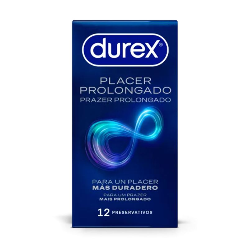 Caja 12 Preservativos Durex Placer Prolongado
