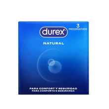 Caja 3 Preservativos Durex Natural