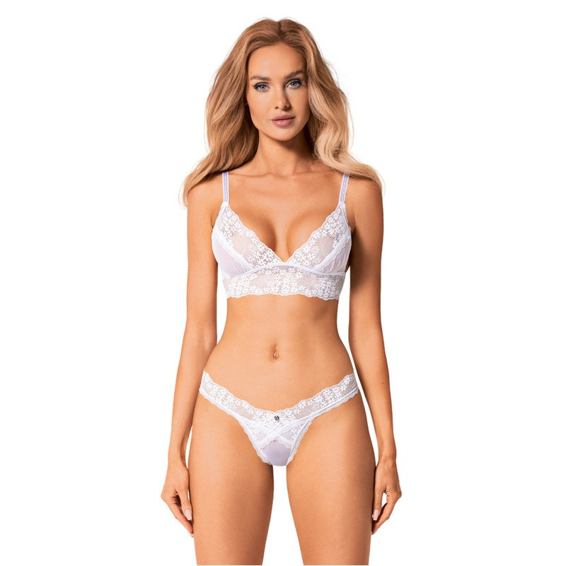 Conjunto Heavenly Blanco Obsessive