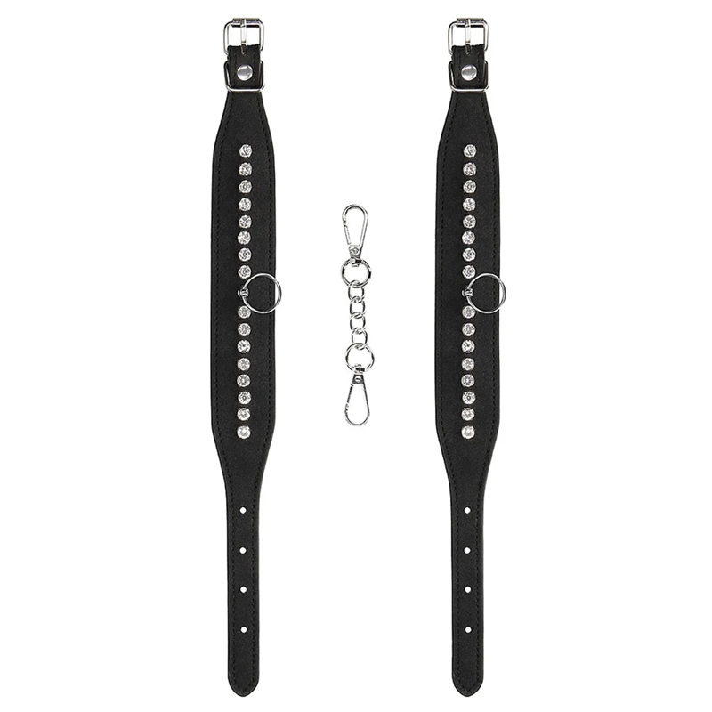 Esposas Diamond Studded Ankle Cuffs Ouch