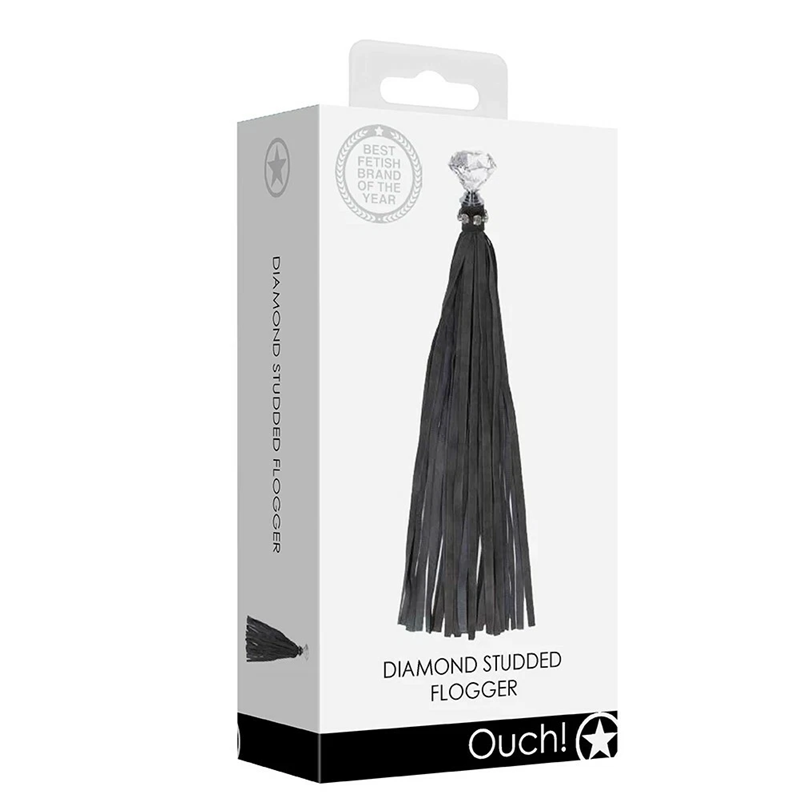 Látigo Diamond Studded Flogger Ouch