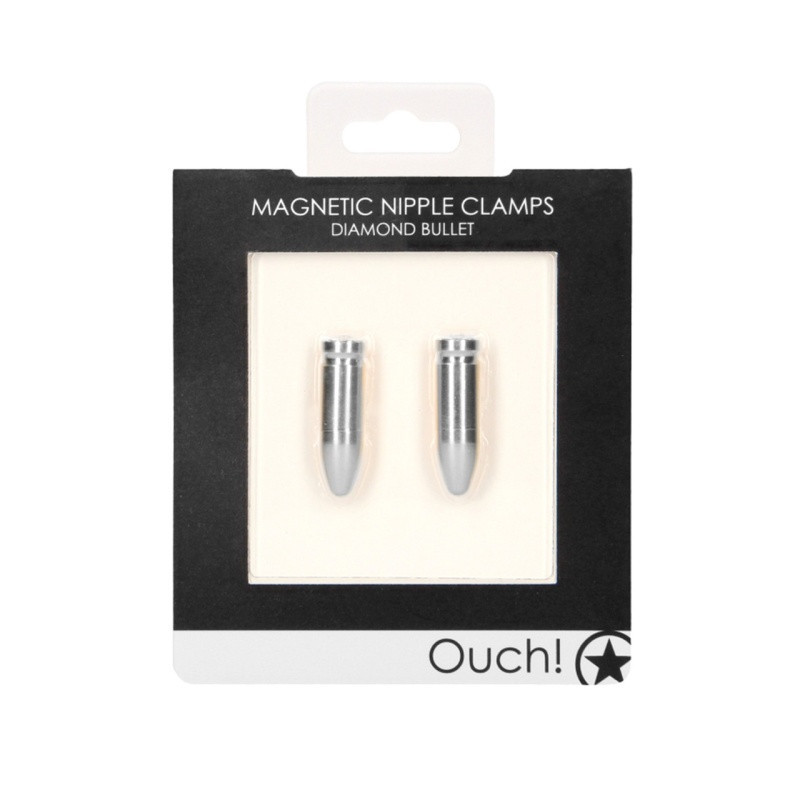 Imanes Pezones Ouch Magnetic Nipple Clamps Diamond Bullet
