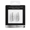 Imanes Pezones Ouch Magnetic Nipple Clamps Sensual Cylinder Plateado