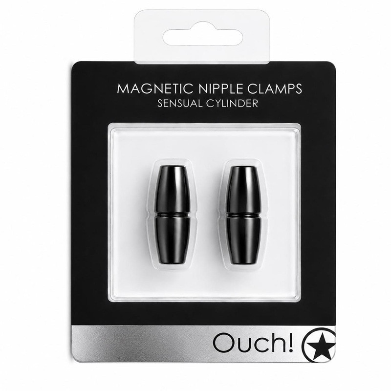 Imanes Pezones Ouch Magnetic Nipple Clamps Sensual Cylinder Negro