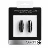 Imanes Pezones Ouch Magnetic Nipple Clamps Sensual Cylinder Negro