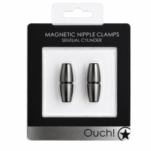 Imanes Pezones Ouch Magnetic Nipple Clamps Sensual Cylinder Gris