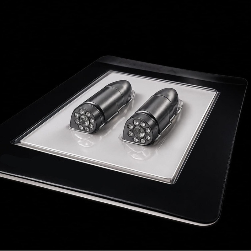 Imanes Pezones Ouch Magnetic Nipple Clamps Diamond Bullet Gris