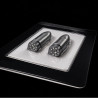 Imanes Pezones Ouch Magnetic Nipple Clamps Diamond Bullet Gris