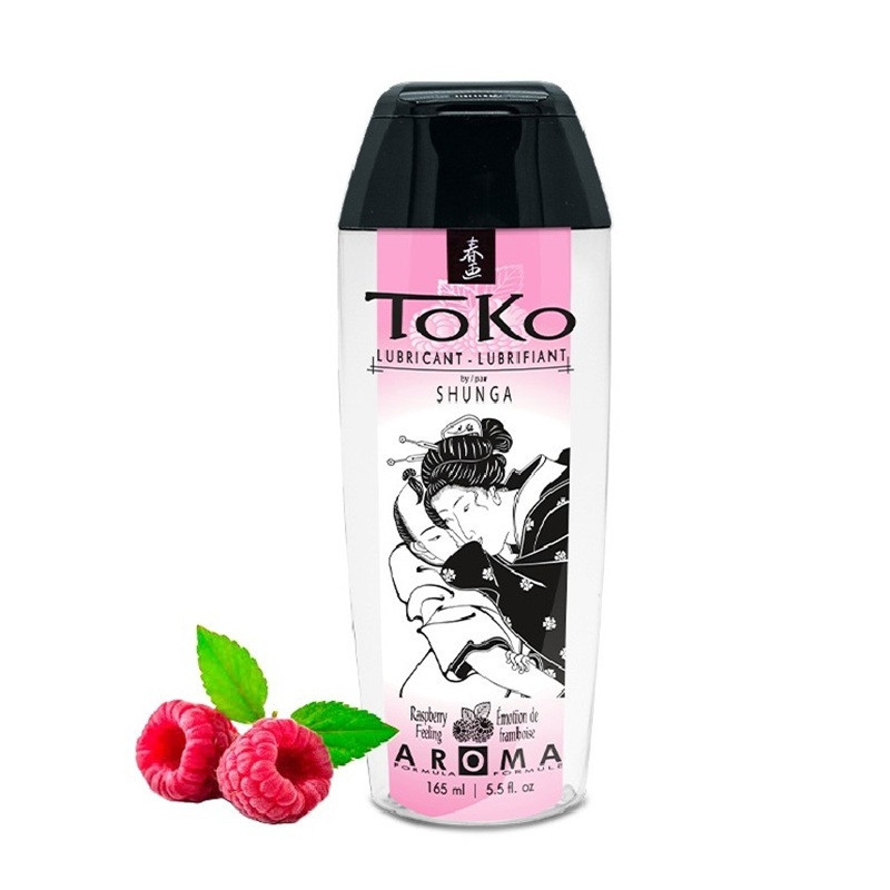 Lubricante Toko con Sabor a Frambuesa 165 ml