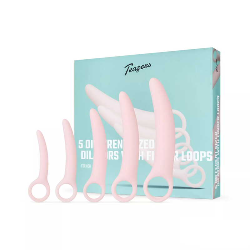 Kit 5 Dilatadores Vaginales Silicona Teazers