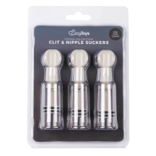Pack 3 Clit & Nipple Suckers Easy Toys