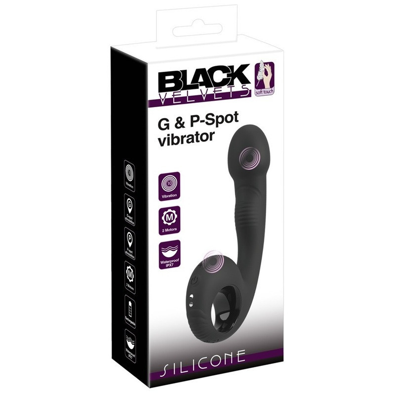 Estimulador G & P-Spot Black Velvets